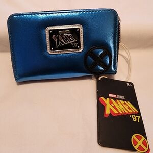 Loungefly X-Men '97 Metallic Blue Wallet